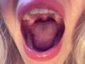 SWALLOWING mr Blue: Come play inside my GIANTESS MOUTH /ASMR VORE/ HQ - close up