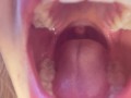 SWALLOWING mr Blue: Come play inside my GIANTESS MOUTH /ASMR VORE/ HQ - close up