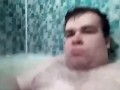 Артем дрочит в ванной кончает много раз и продолжаю дрочить self suck autofellatio self footjob