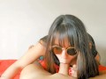Cum face ,I came back from work and my stepdaddy was getting handjob and he fucks my ass and mouth!!