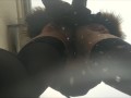 Peeing in the street (bottom view)