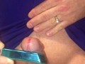 Little pocket Vibrator, Big Cumshot!