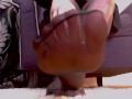 My sexy Nylon feet & soles POV