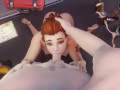 Brigitte Deepthroath Cumshot from Overwatch
