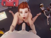 Brigitte Deepthroath Cumshot from Overwatch