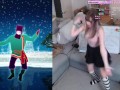 SWEATY CUTE E GIRL DANCING TO RASPUTIN