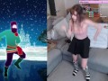 SWEATY CUTE E GIRL DANCING TO RASPUTIN