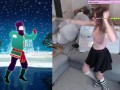 SWEATY CUTE E GIRL DANCING TO RASPUTIN