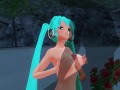 3D HENTAI Hatsune Miku having fun on the beach (part 3)