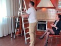 he didn't expect that the neighbor loves to fuck like a slut