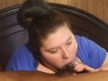 riding and deepthroating sloppy lynn real good big pussy