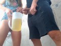 pee bath, mine and my stepdaddy more than 5 liters !!! - only for me and my hair !! -aprilbigass-