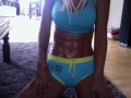 Abs flexing with oil - More at my Onlyfans