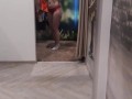 First time I'm filming myself naked in a fitting room