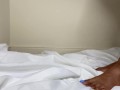 Black Girl Gets Fuck Doggiestyle and takes a Load on Her Black Feet 