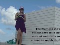 Exhibitionist Wife 464 - I secretly masturbate on a topless beach while a voyeur watches me!
