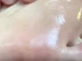 Oily soles and pussy
