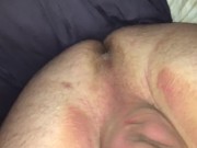 Uncircumsized Cock being jerked off until it cums