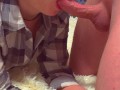 Baby In  Pantyhose  Sucked her Step Brother while my parents were at home Cum On Tights