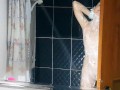 VOYEUR Wife during Shower PEE # Let's Spy and PEEP together ;)