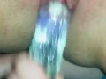 GIRL USES 16 INCH DILDO TO FUCK GIRLS TIGHT PUSSY!!!!!