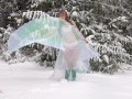 NO SOUND BTS Hoop and Snow Photoshoot