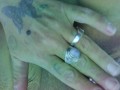 Spit on my clit and come taste me