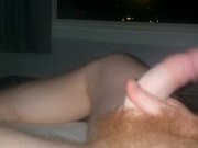 Playing with cock (open window) 
