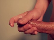 【無修正】オナ禁１週間で溜めた精子大放出！！【タイムラプス】