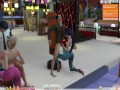 The Sims 4:6 people on the boxing sandbag crazy sex