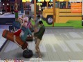 The Sims 4:6 people on the boxing sandbag crazy sex