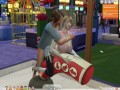 The Sims 4:6 people on the boxing sandbag crazy sex