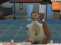 The Sims 4:6 people gym weightlifting machine training sex