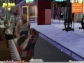 The Sims 4:6 people playing the piano for sex