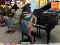 The Sims 4:6 people playing the piano for sex