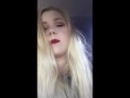 Caught Blonde PAWG Teen Cumming in the Car - Public Voyer - effygracecams