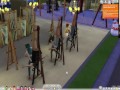 The Sims 4:6 people having intense sex on an easel