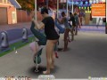 The Sims 4:8 people pole dancing hot sex