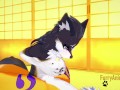 Furry Hentai Zelda Digimon - Wolf Link is fucked by Renamon