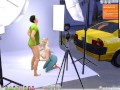 The Sims 4:Outdoor sports car passion sex