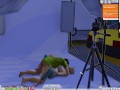 The Sims 4:Outdoor sports car passion sex