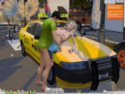 The Sims 4:Outdoor sports car passion sex