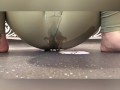 Slut Pisses through Yoga Pants