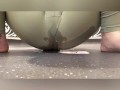 Slut Pisses through Yoga Pants
