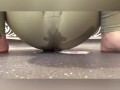 Slut Pisses through Yoga Pants
