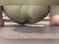 Slut Pisses through Yoga Pants