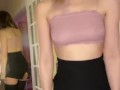 Preview Satin Panty Striptease and Play