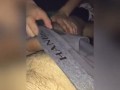 Se la chupo a mi vecino mientras mi novio no está sloppy blowjob homemade