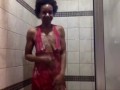 Pink Lace shower Ginger MoistHer webcam model  please subscribe!  Thank You!