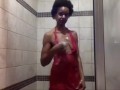Pink Lace shower Ginger MoistHer webcam model  please subscribe!  Thank You!